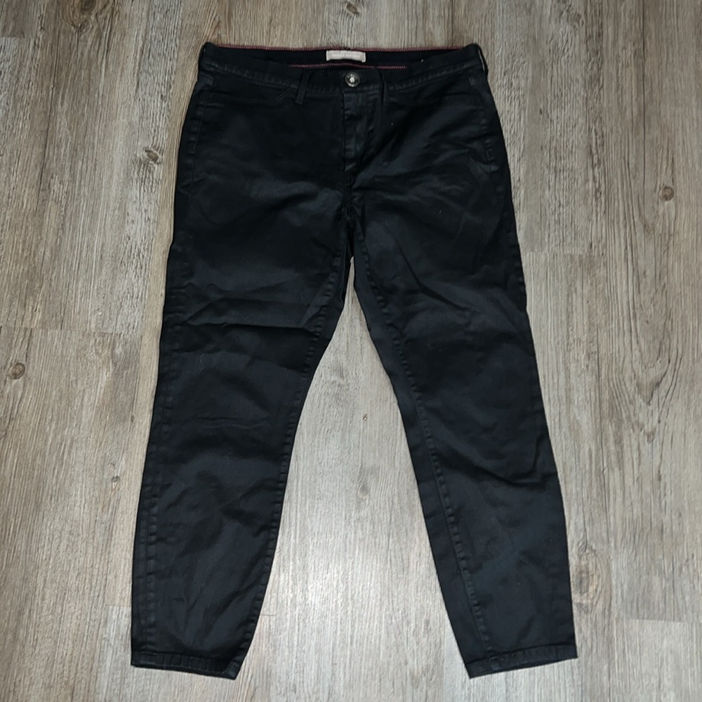 Banana Republic black denim pant size 29P